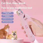 2-in-1 LED pet nail clipper and grinder, view 7