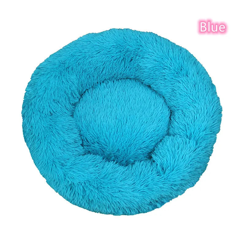 Fluffy donut bed for cats and small dogs, view 19