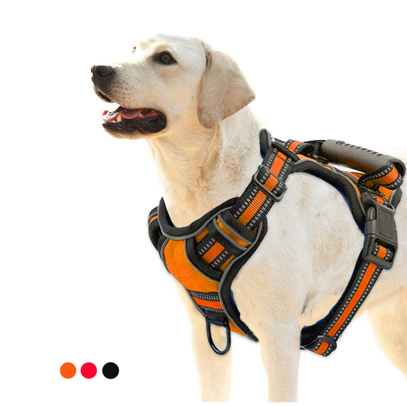 No-pull reflective dog harness vest, view 2