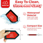 Red rubber-edge pet hair remover detailer, view 6