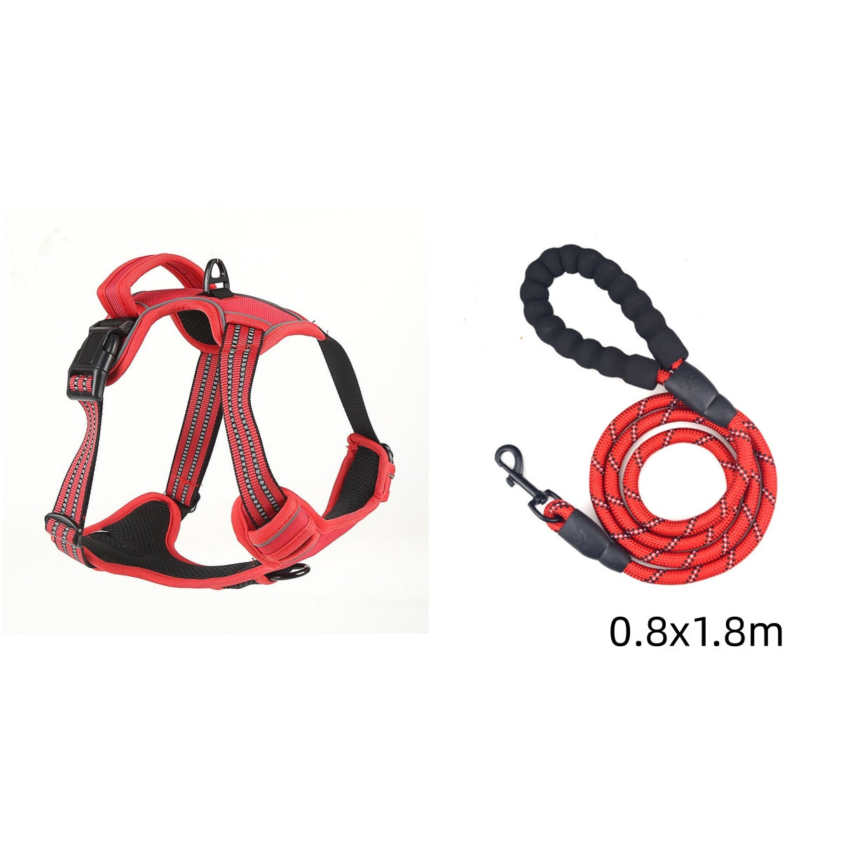 No-pull reflective dog harness vest, view 11