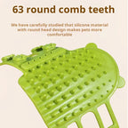 Cat corner self-groomer with massage bristles, view 9