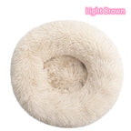 Fluffy donut bed for cats and small dogs, view 18
