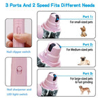 2-in-1 LED pet nail clipper and grinder, view 5