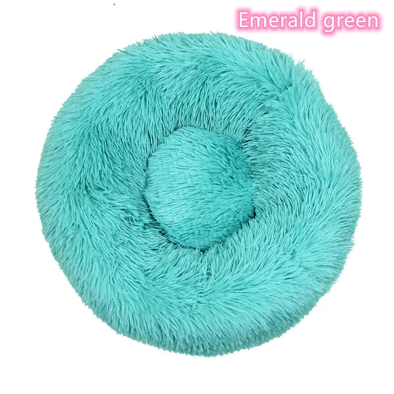 Fluffy donut bed for cats and small dogs, view 13