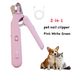 2-in-1 LED pet nail clipper and grinder, view 4