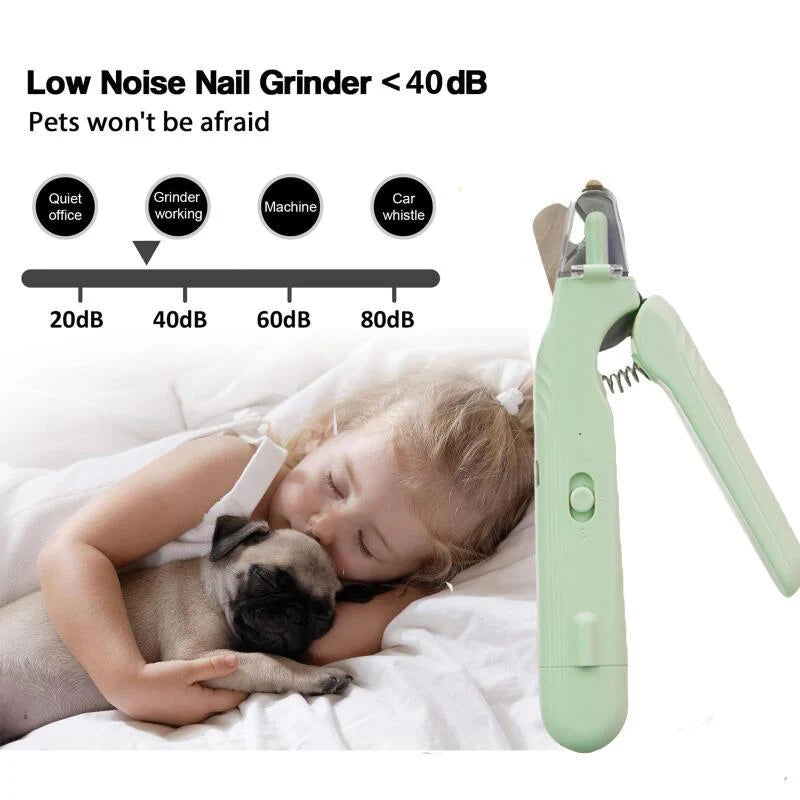2-in-1 LED pet nail clipper and grinder, view 8