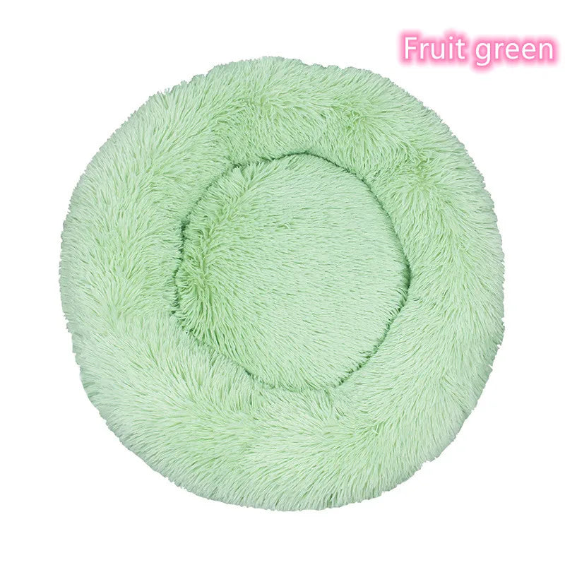 Fluffy donut bed for cats and small dogs, view 10