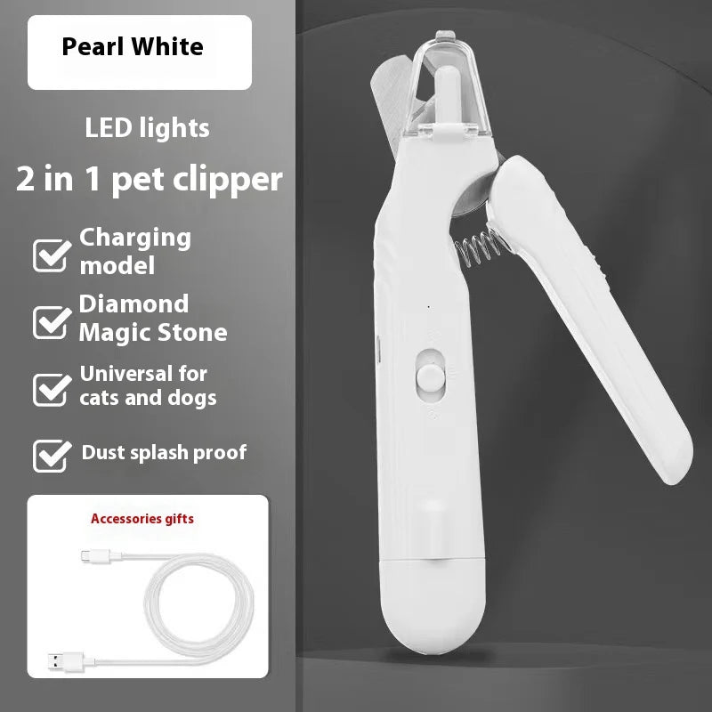 2-in-1 LED pet nail clipper and grinder, view 13