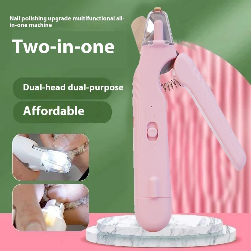 2-in-1 LED pet nail clipper and grinder, view 10