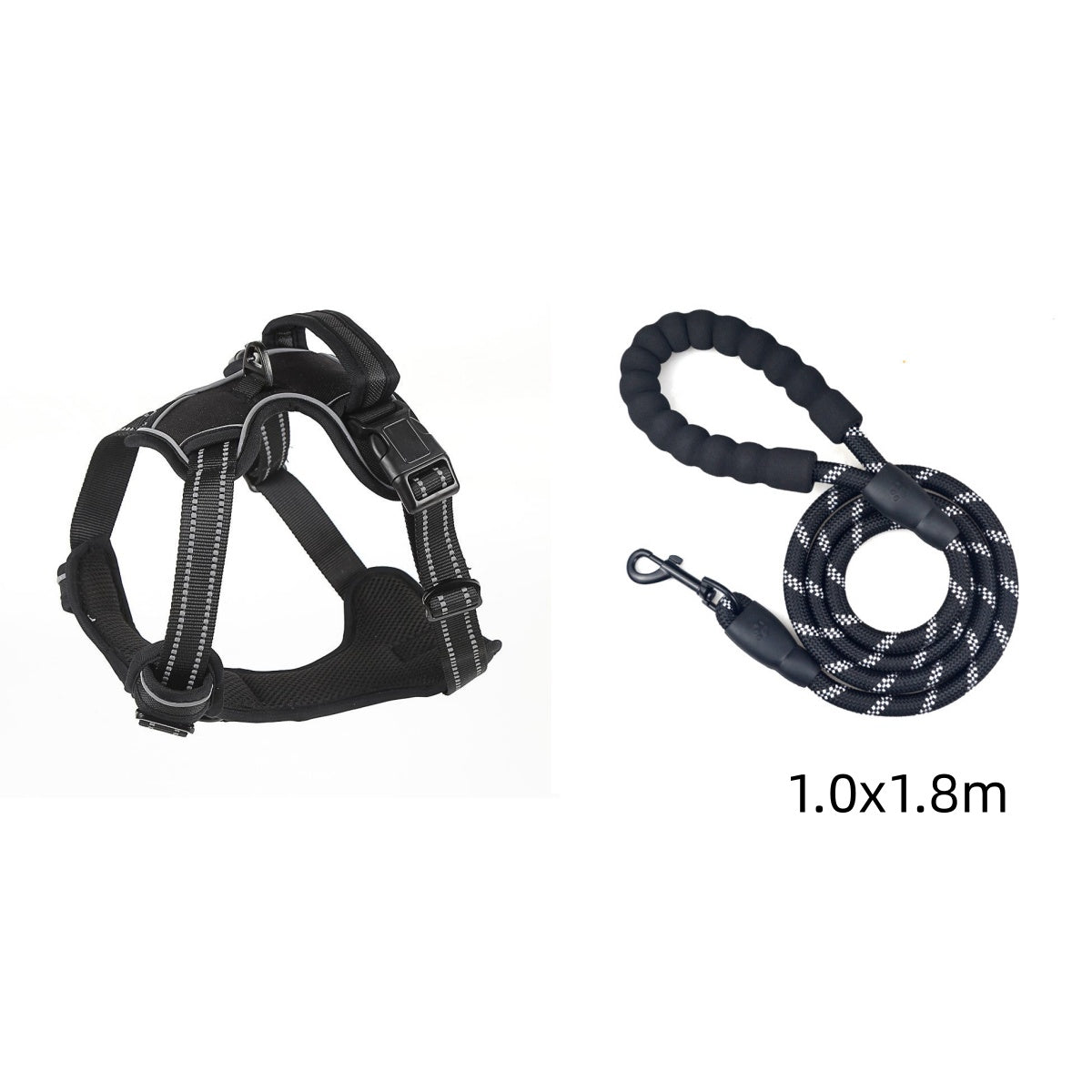 No-pull reflective dog harness vest, view 16