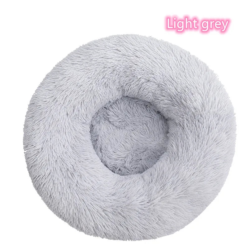 Fluffy donut bed for cats and small dogs, view 23