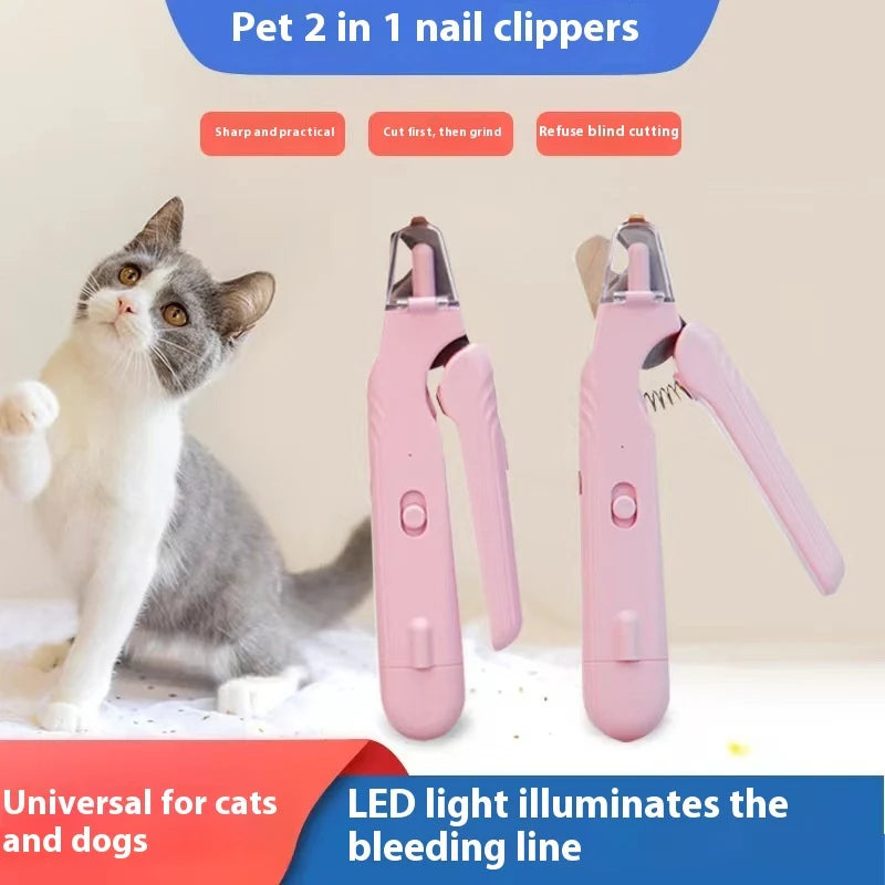 2-in-1 LED pet nail clipper and grinder, view 6