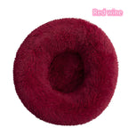 Fluffy donut bed for cats and small dogs, view 25