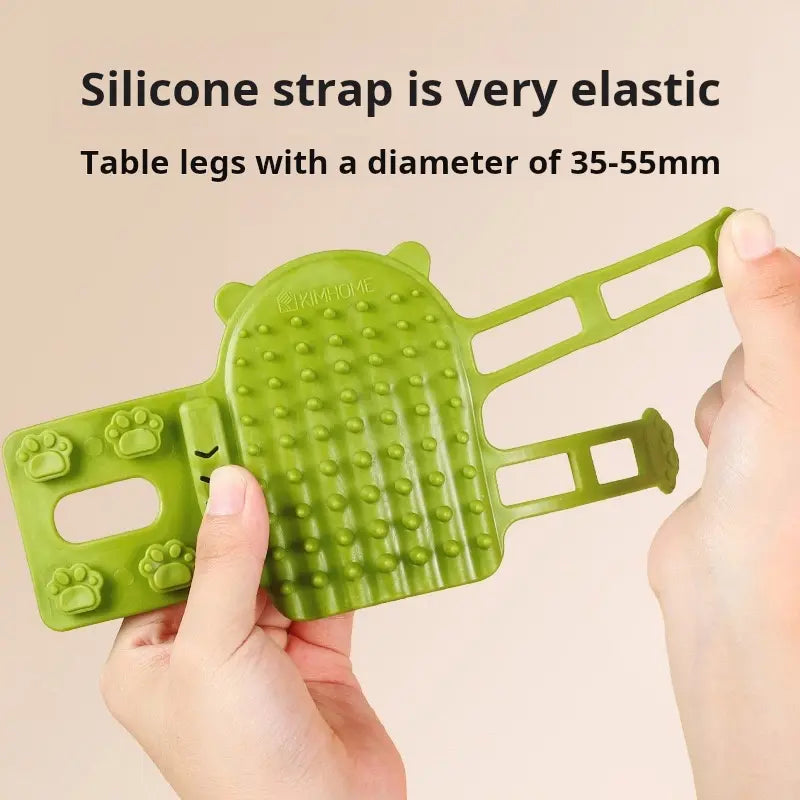 Cat corner self-groomer with massage bristles, view 7