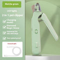 2-in-1 LED pet nail clipper and grinder, view 11