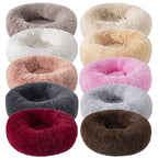 Fluffy donut bed for cats and small dogs, view 6