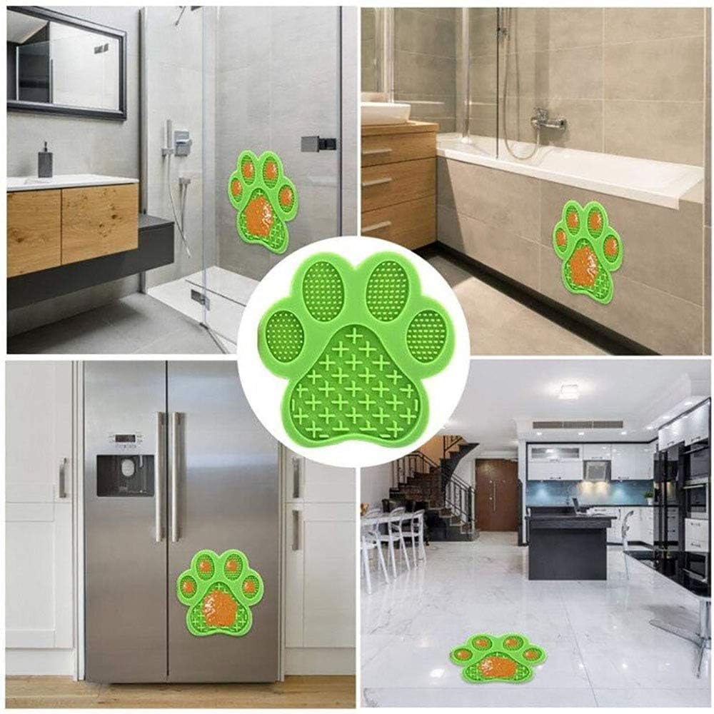 Green suction lick mat for dogs, view 6