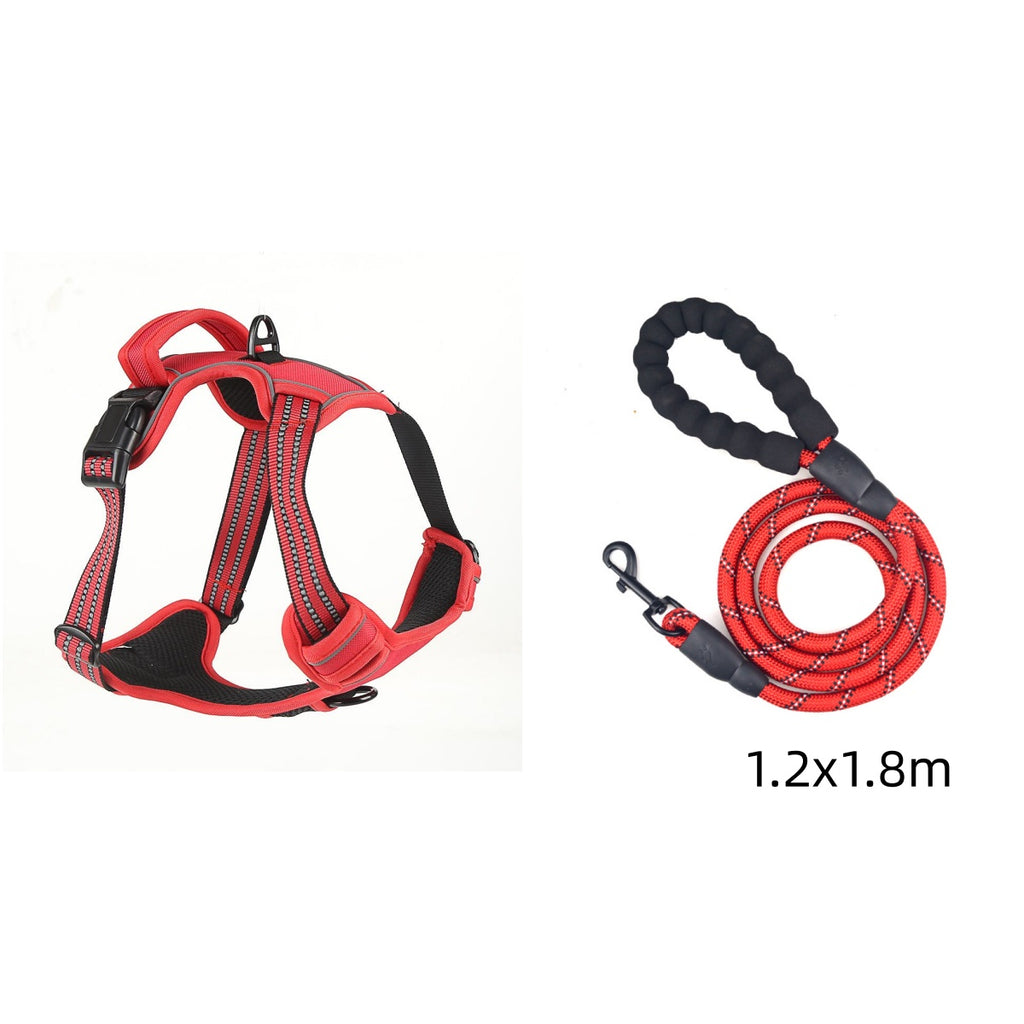 No-pull reflective dog harness vest, view 9