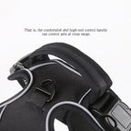 No-pull reflective dog harness vest, view 5