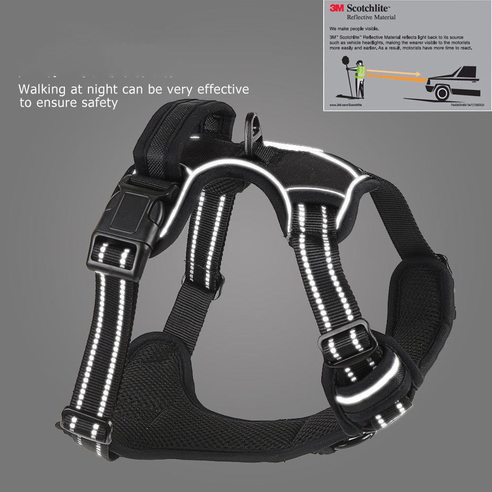 No-pull reflective dog harness vest, view 4