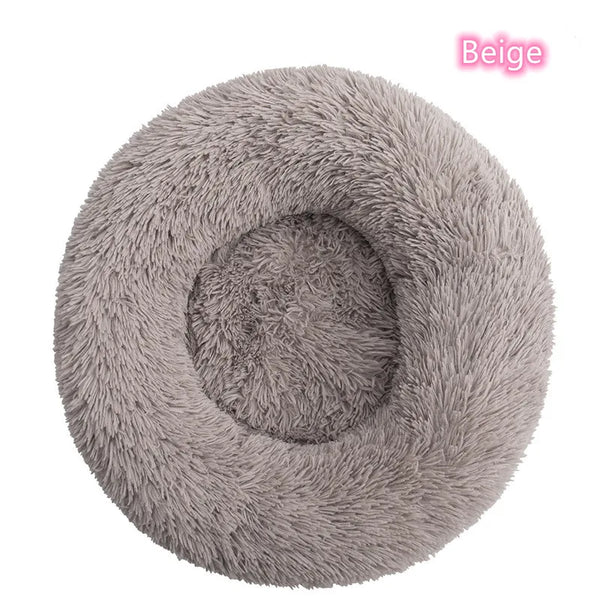 Fluffy donut bed for cats and small dogs, view 8